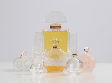 Lalique, JC Brosseau, & French Art Glass Perfume Bottles