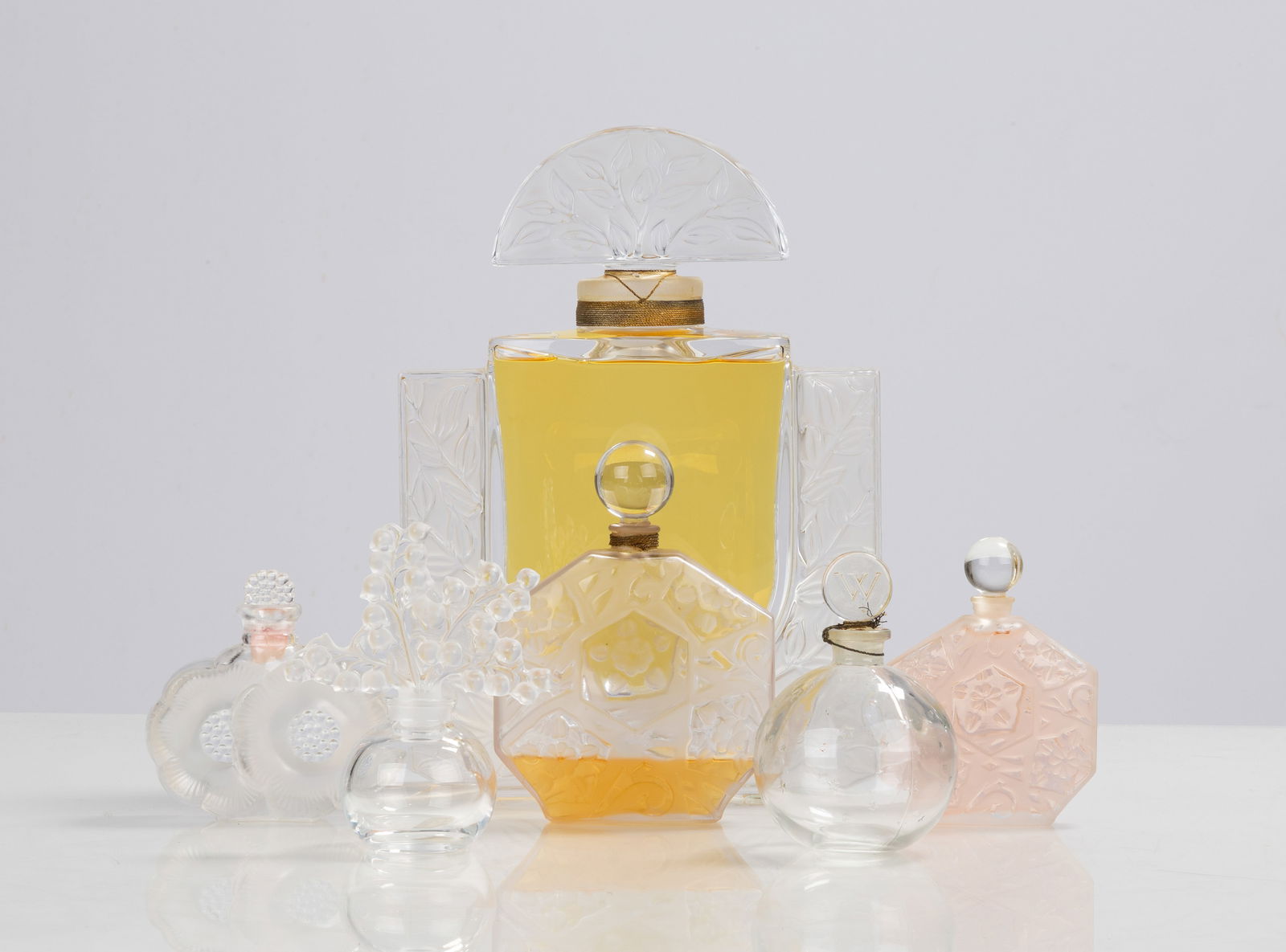 Lalique, JC Brosseau, & French Art Glass Perfume Bottles (1 of 2)