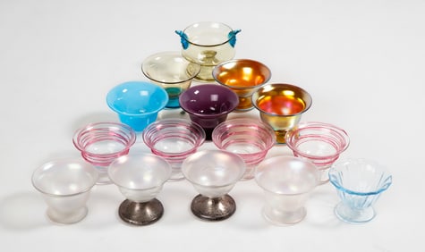 Steuben Salt Cellars