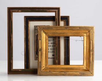 Three Arts & Crafts Picture Frames