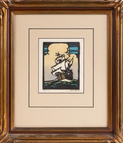 William Seltzer Rice (American, 1873-1963) "Caravel" (The Medieval Ship)