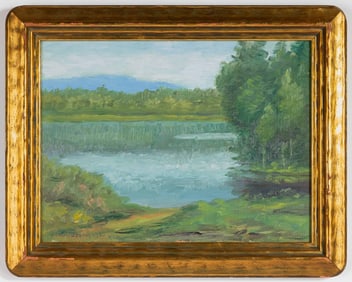 Howard D. Beach (1867-1954) Landscape with Pond