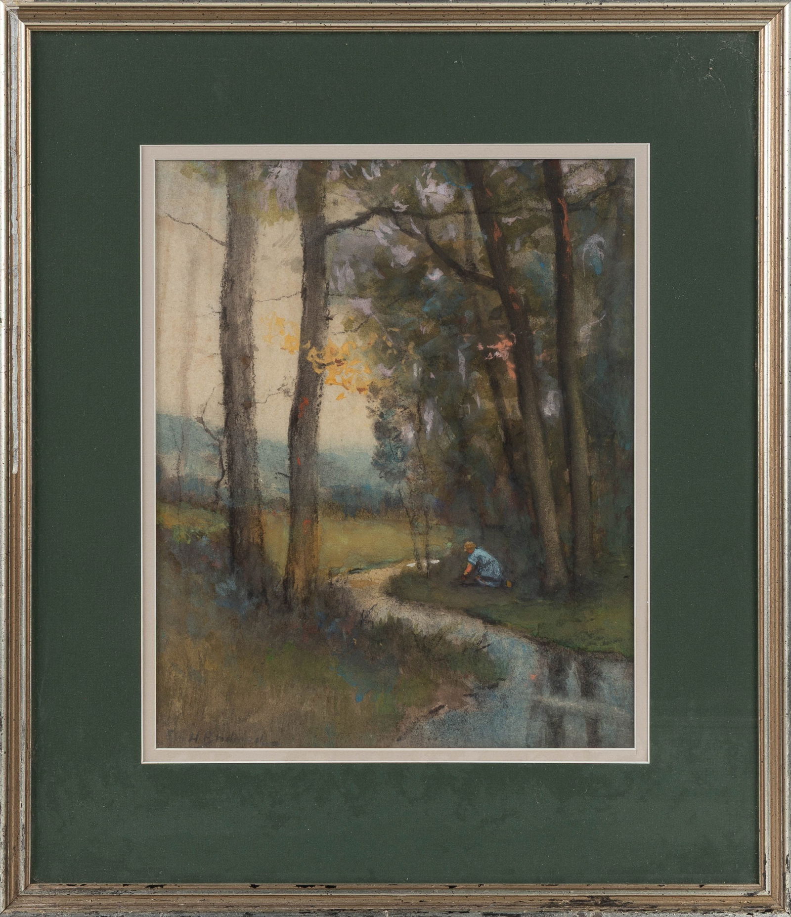 George H. Brodhead (American, b. 1860) Woman Gardening (1 of 2)