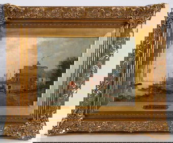 Fernando A. Carter (American, 1855-1931) Harbor Scene