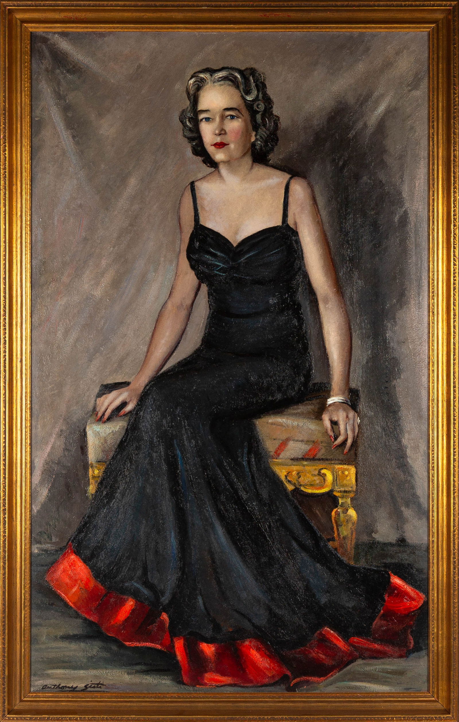 Anthony Sisti (American, 1901-1983) Portrait of a Lady (1 of 4)