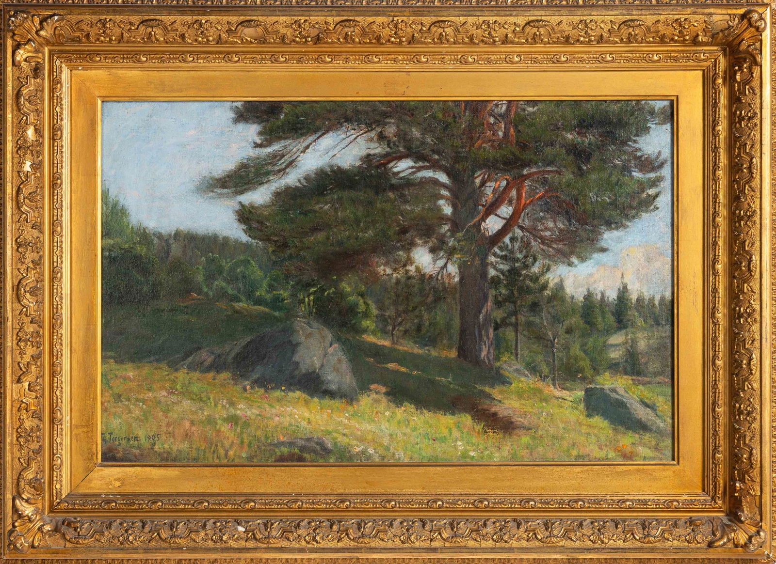 Thorvald Torgersen (Norwegian, 186-1943) Landscape (1 of 5)