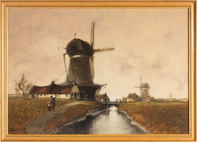 Francis William van Vreeland (Dutch, 1879-1954) Dutch / Holland Landscape