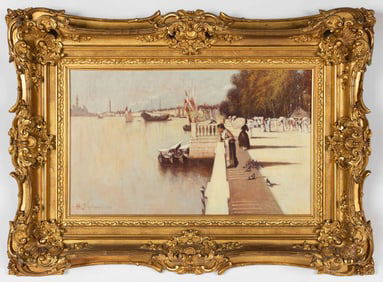 Volney Allan Richardson (1880-1955) Venice Scene