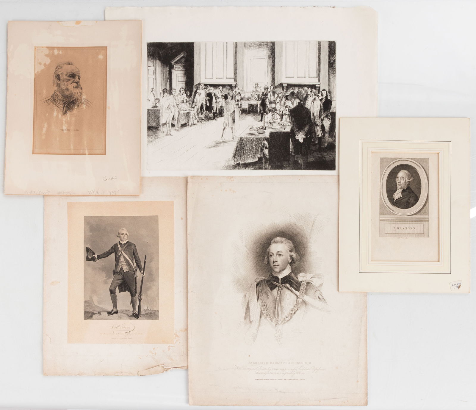 Etchings & Engravings, August Rodin, John Jackson, John Hoppner, John W. Winkler, Sir Francis (1 of 1)