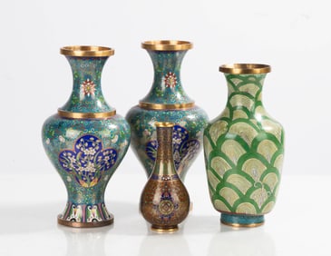 Chinese / Japanese Cloisonne Vases