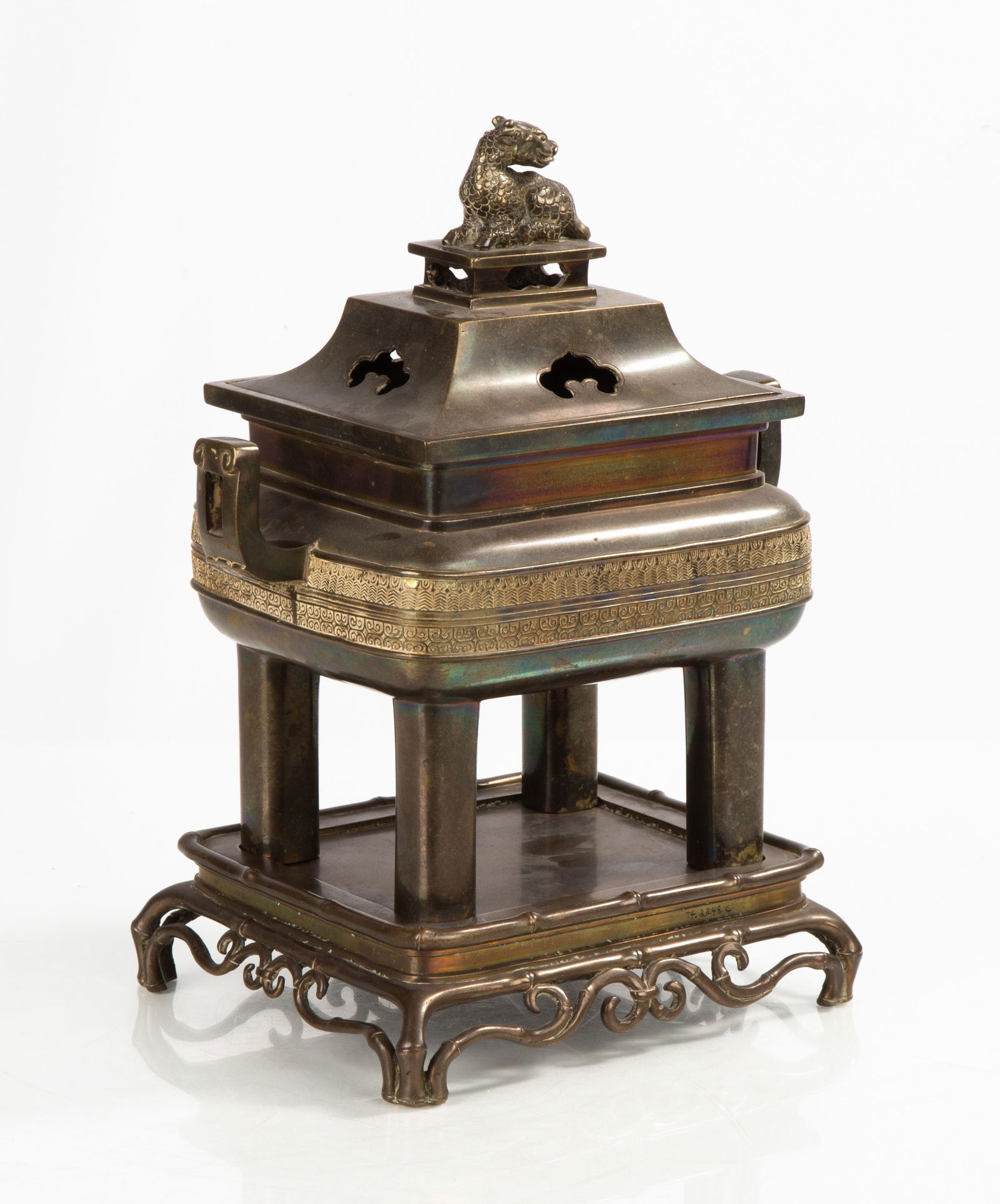 Chinese / Japanese Bronze Censor (1 of 5)