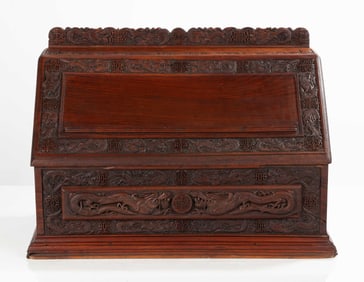 Indian Carved Wood Podium