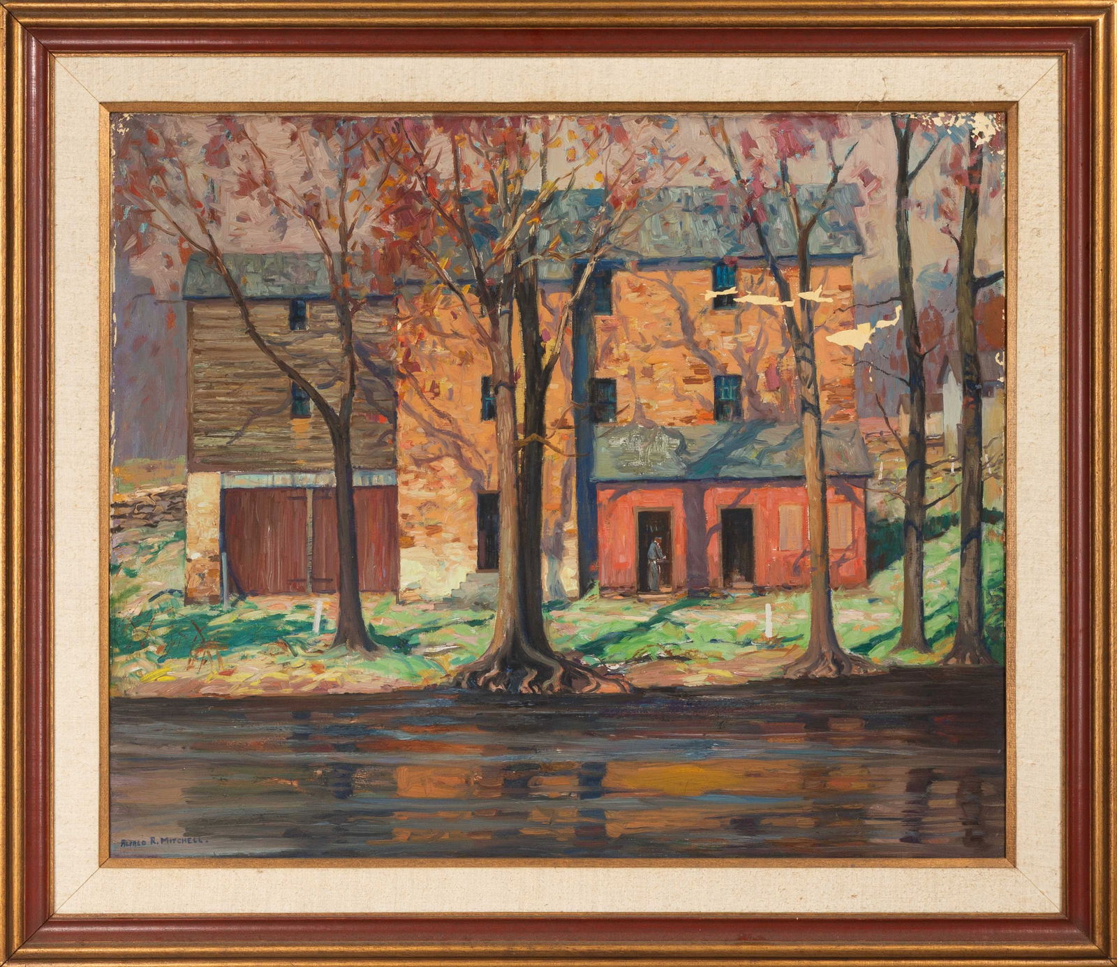 Alfred R. Mitchell (American, 1888-1972) Mill on the Wissahickon, Fall 1927 (1 of 4)