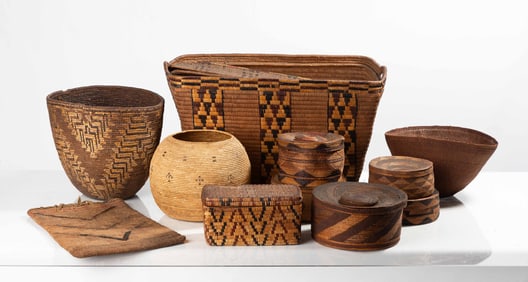 Collection of Native American Baskets