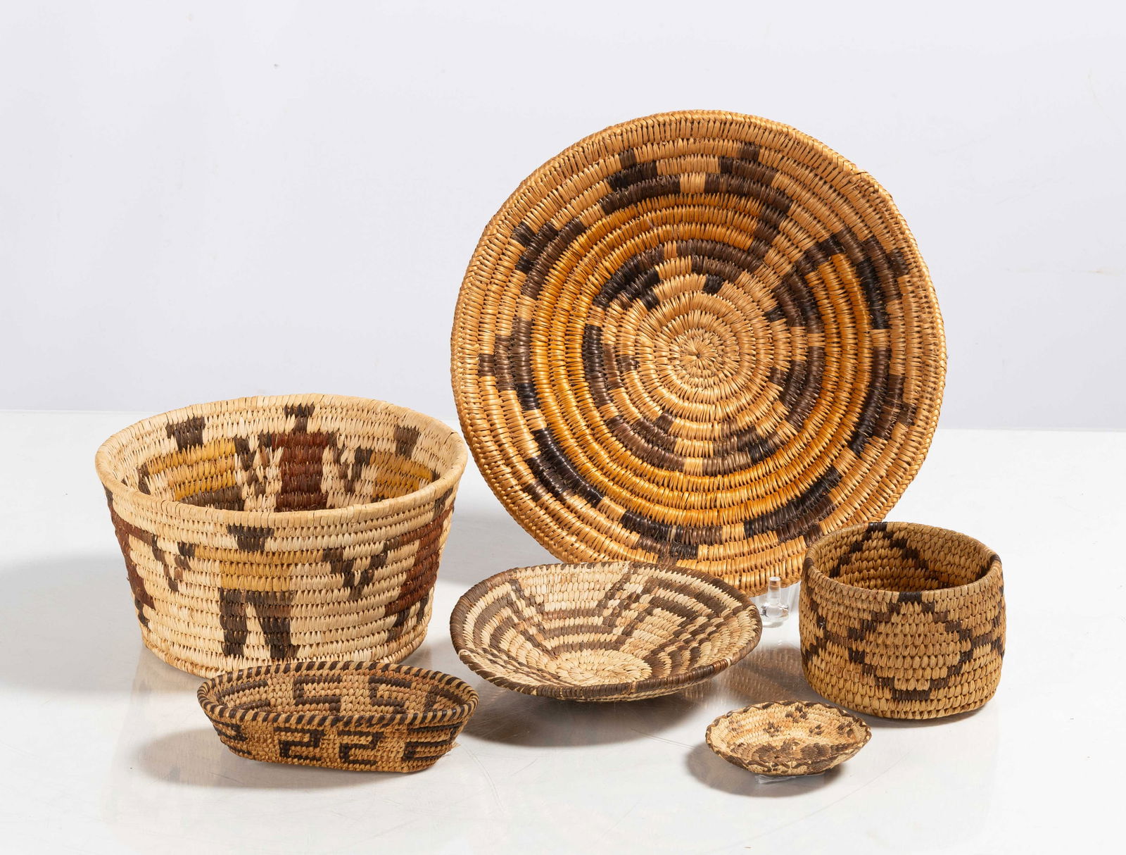Native American Papago Baskets (1 of 2)