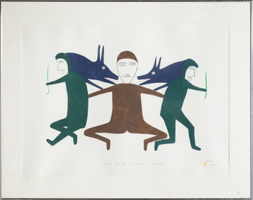 Jessie Oonark & Francis Kaluraq, "Armarok," 1982