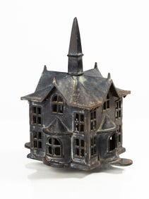 Cast Iron Bird House