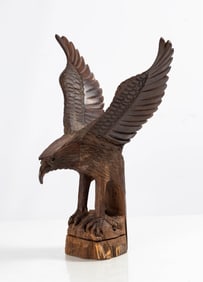 Carved Ebony Eagle