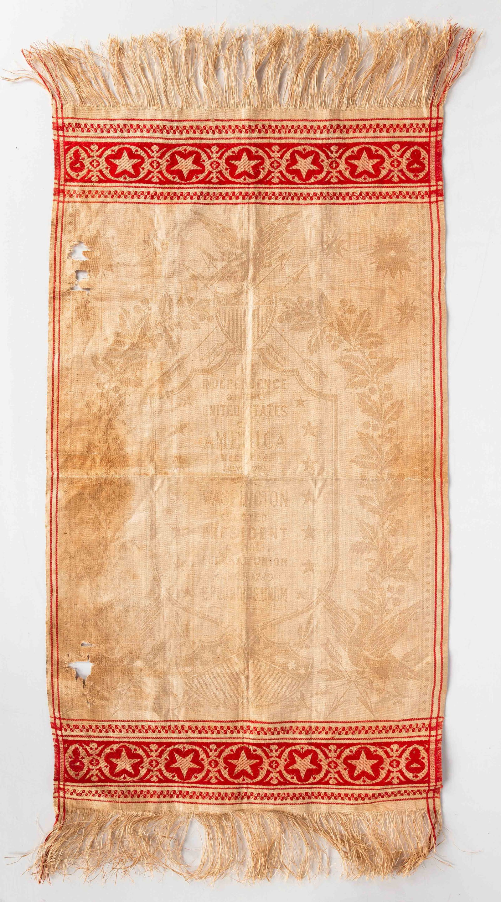 "Washington" Political Weaving / Banner (1 of 2)