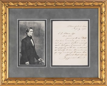 Jefferson Davis Autograph