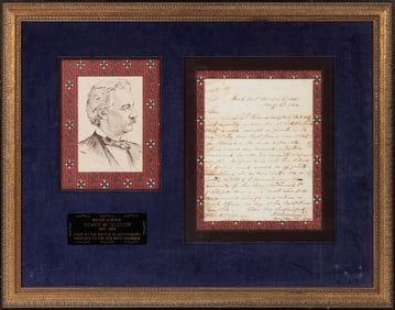 Group of Autographs, Civil War Union Generals