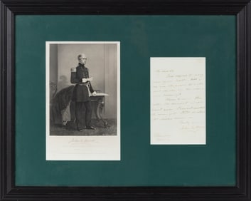 Major General John E. Wool Autograph