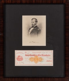 Two William T. Sherman Autographs