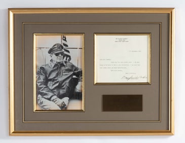General Douglas MacArthur Autograph