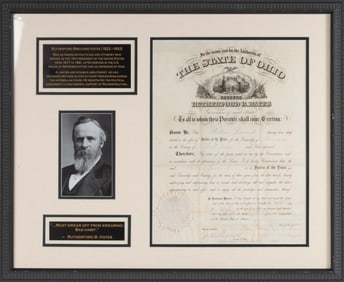 President Rutherford B. Hayes Autograph