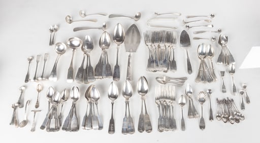 Various Silver Flatware & Serving Pieces
