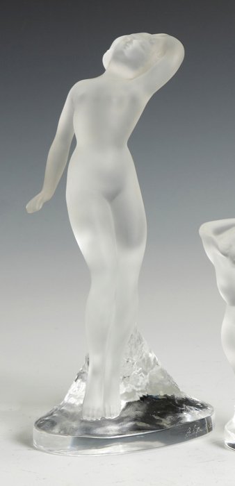 Lalique Frosted Glass Nude Figure