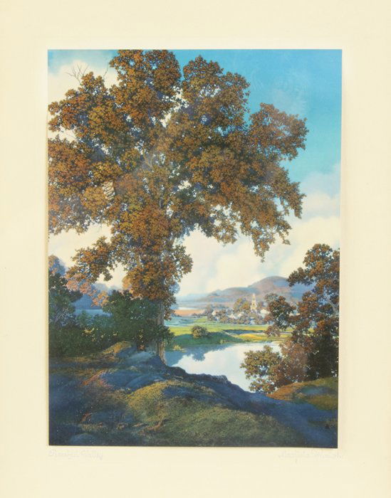Group of 5 Maxfield Parrish (American, 1870-1966) Print: Group of 5 Maxfield Parrish (American, 1870-1966) Prints. Max. 10 3/4" x 8".