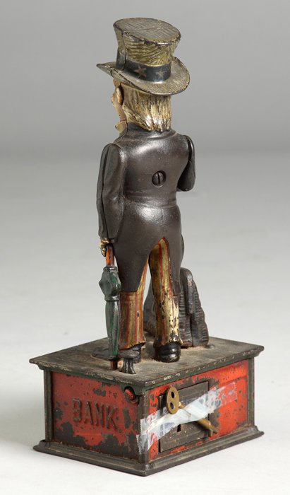 Original Uncle Sam Cast Iron Mechanical Bank - 2