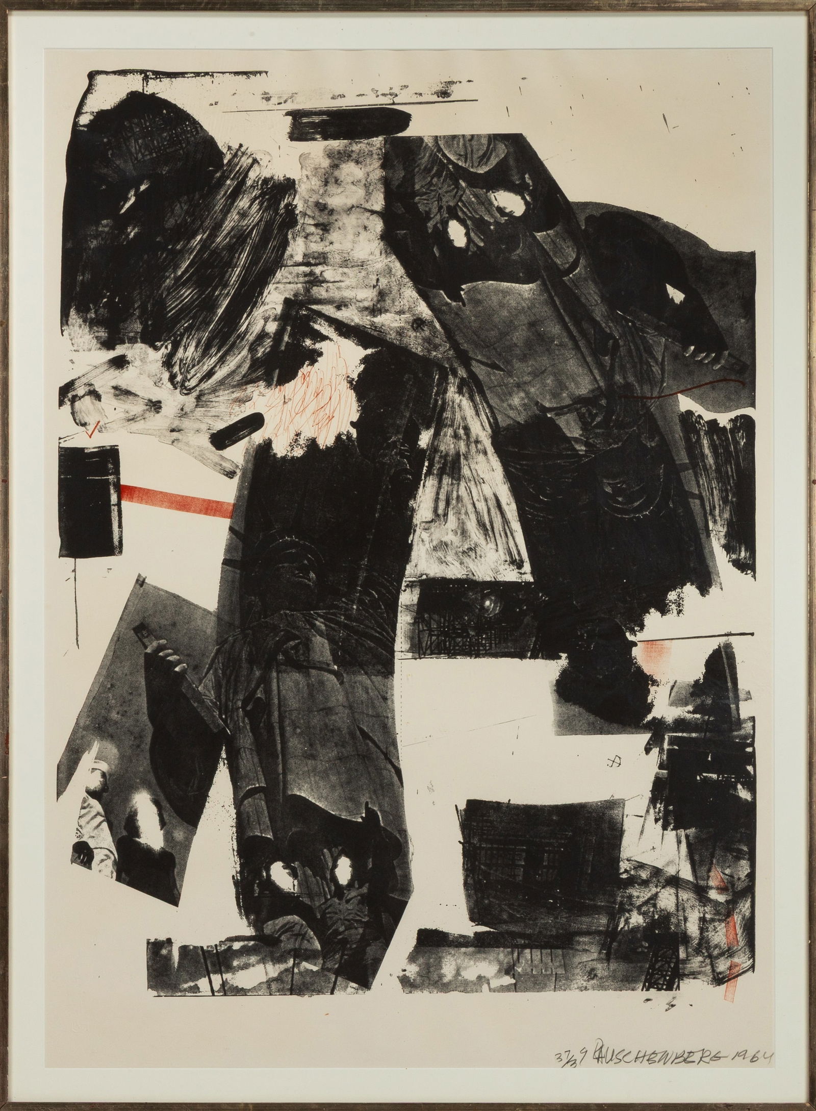 Robert Rauschenberg (American, 1925-2008) "Front Roll" (F.25) (1 of 3)