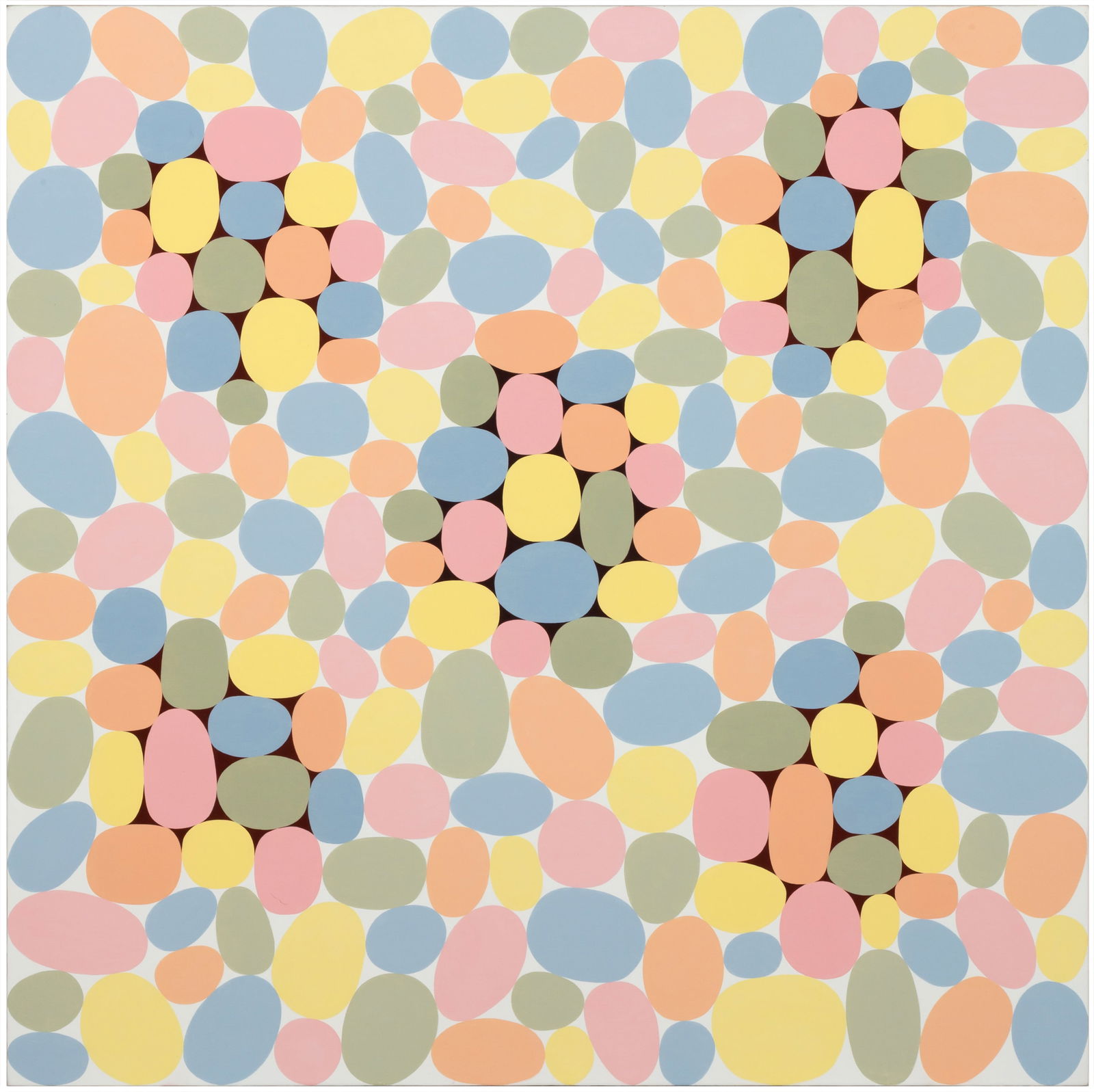 Warren Isensee (American, b. 1956) "Tick Talk": Warren Isensee (American, b. 1956) "Tick Talk" 2000. Oil on canvas. Signed and titled (on reverse). 39 x 39 in. The Charles E. Balbach (1934-2024) collection, Buffalo, New York. Shipping Note: This it