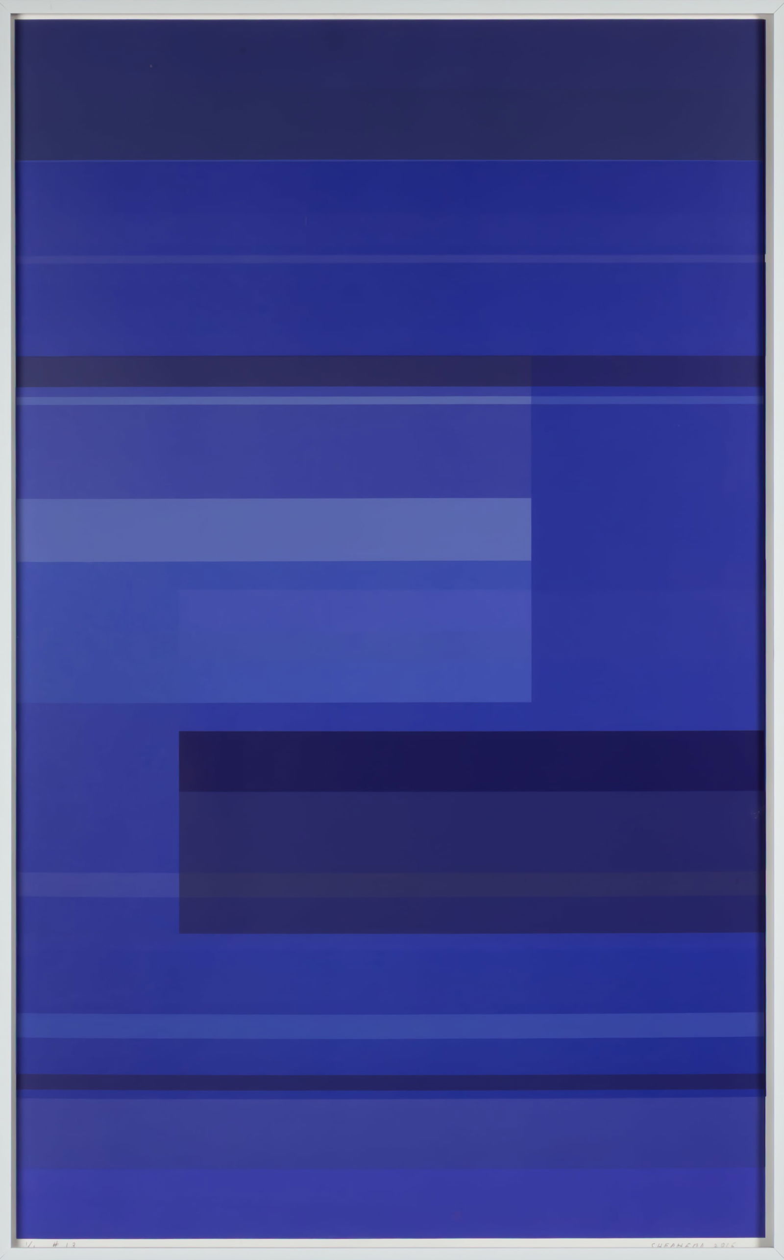 Kate Shepherd (American, b. 1961) "Protest Violet No. 13" (1 of 6)