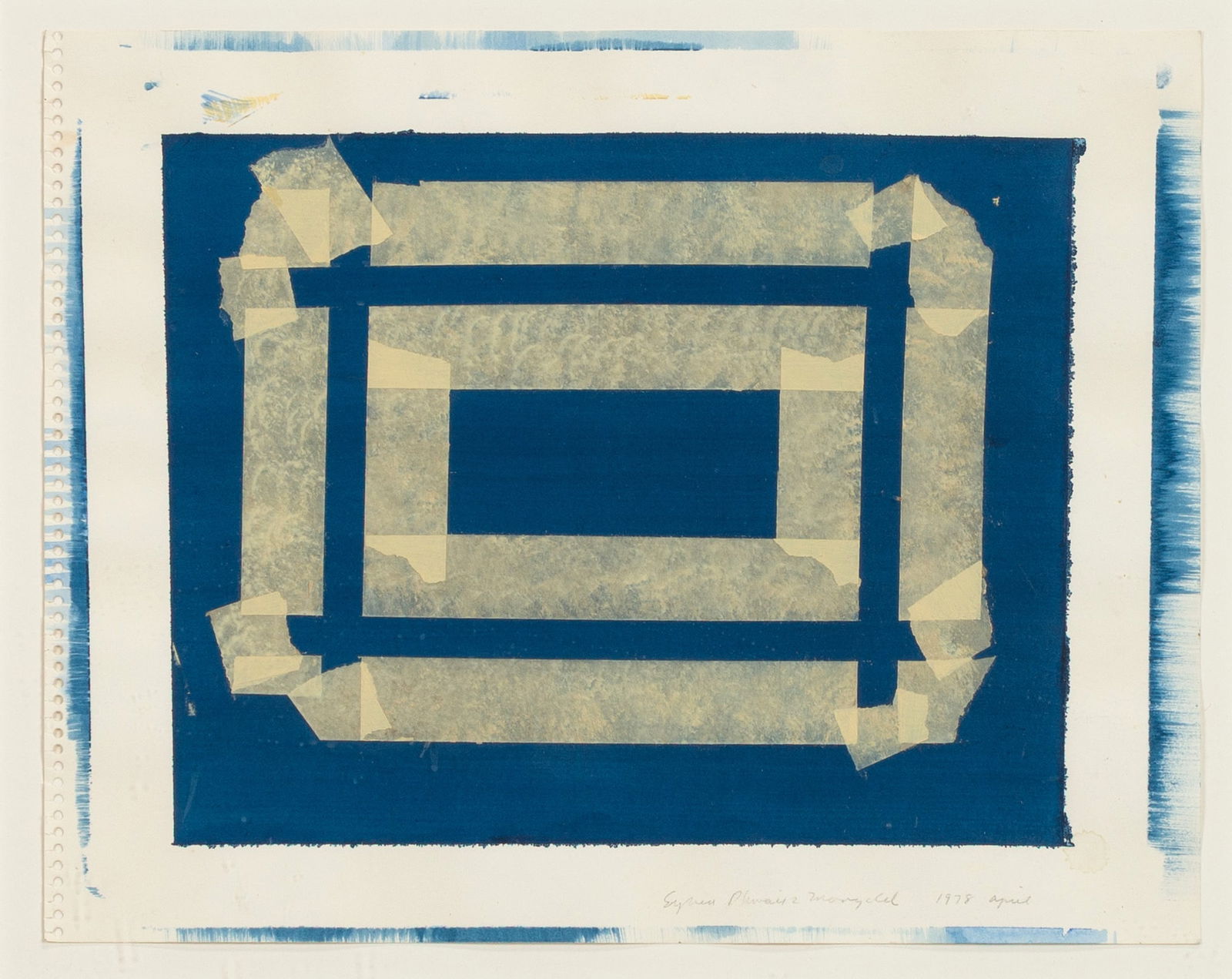 Sylvia Plimack Mangold (American, b. 1938) Untitled (1 of 5)