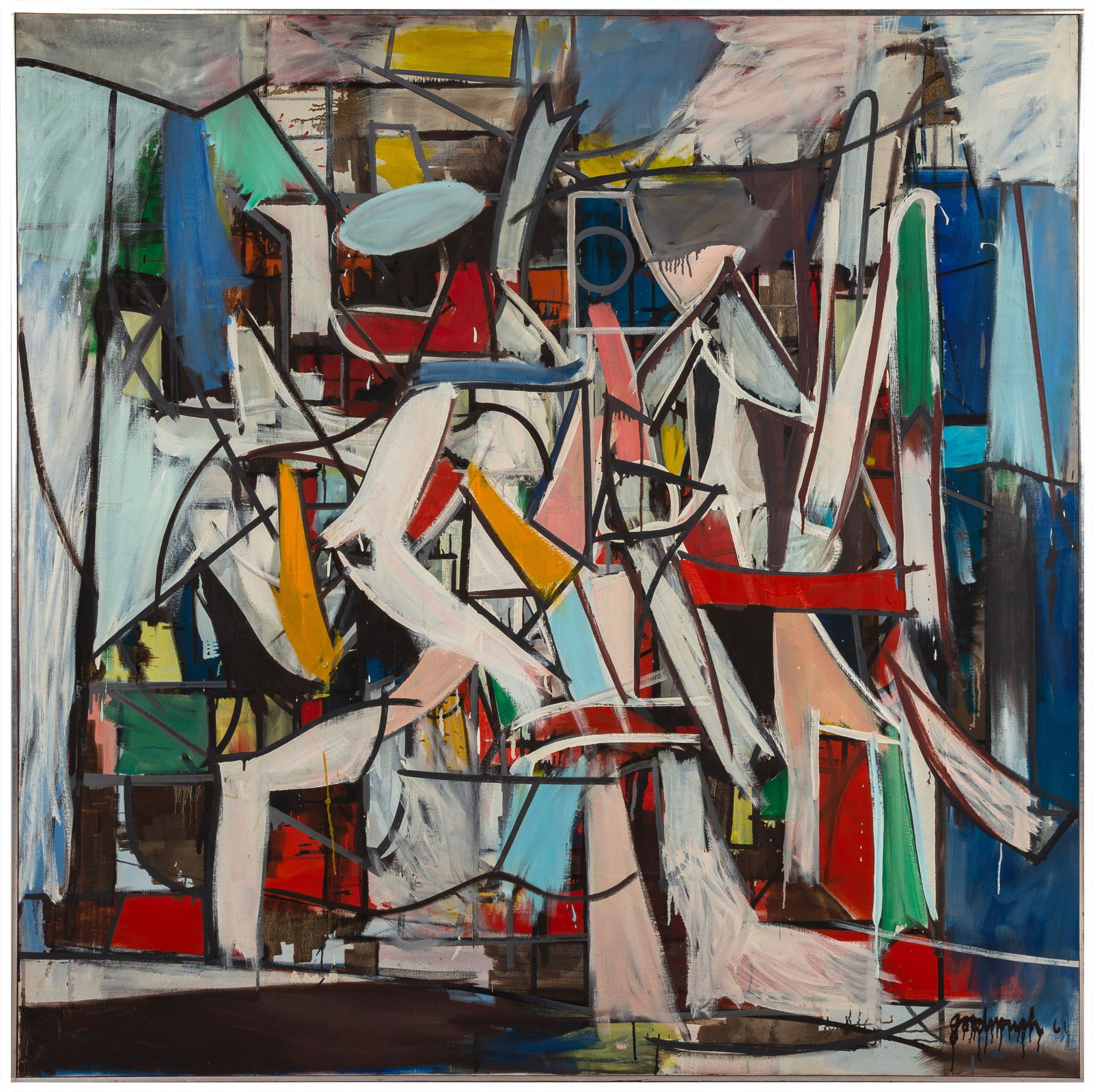 Robert Goodnough (American, 1917-2010) "Horse and Rider" (1 of 4)