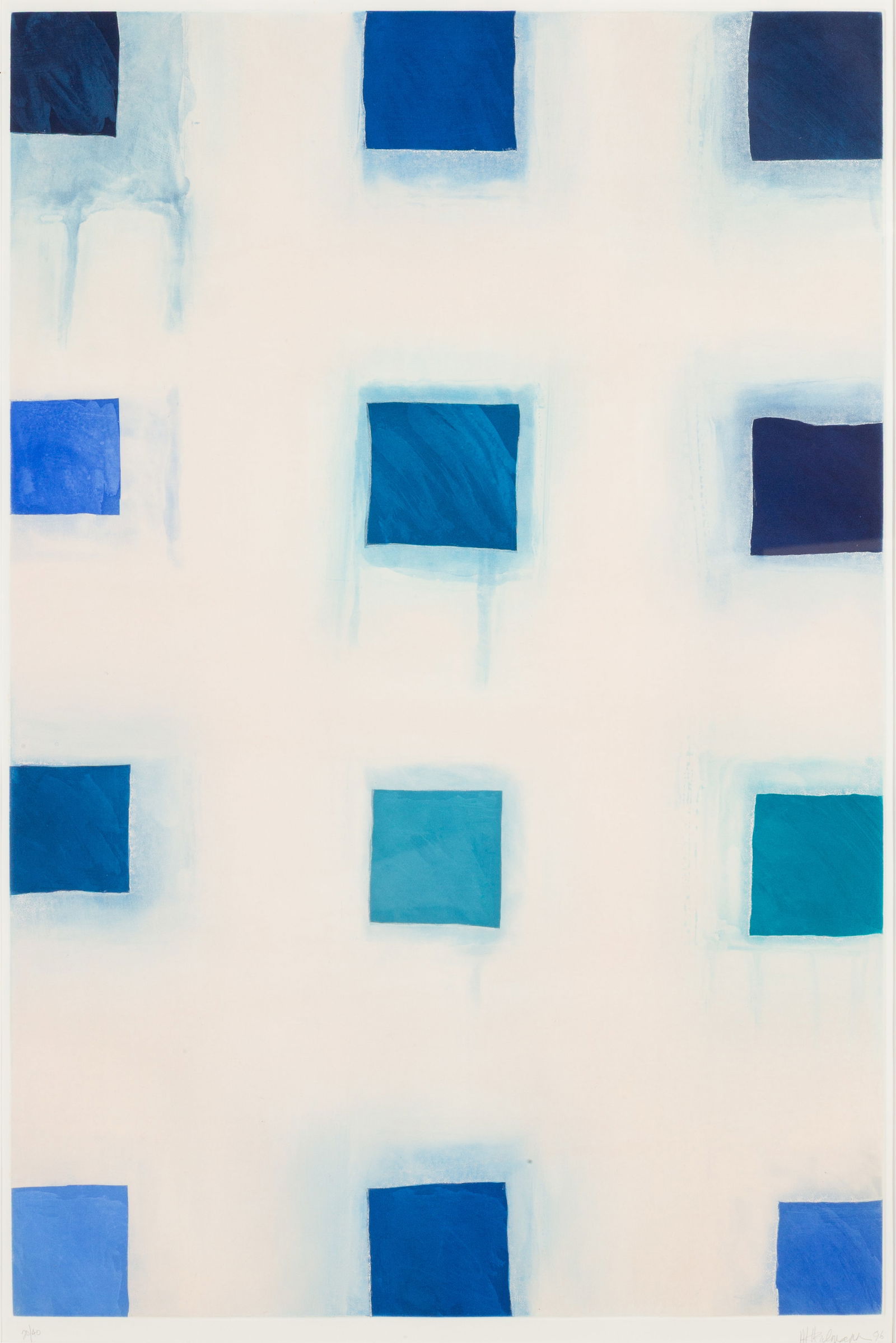 Mary Heilmann (American, b. 1940) "Blue Angel" (1 of 4)