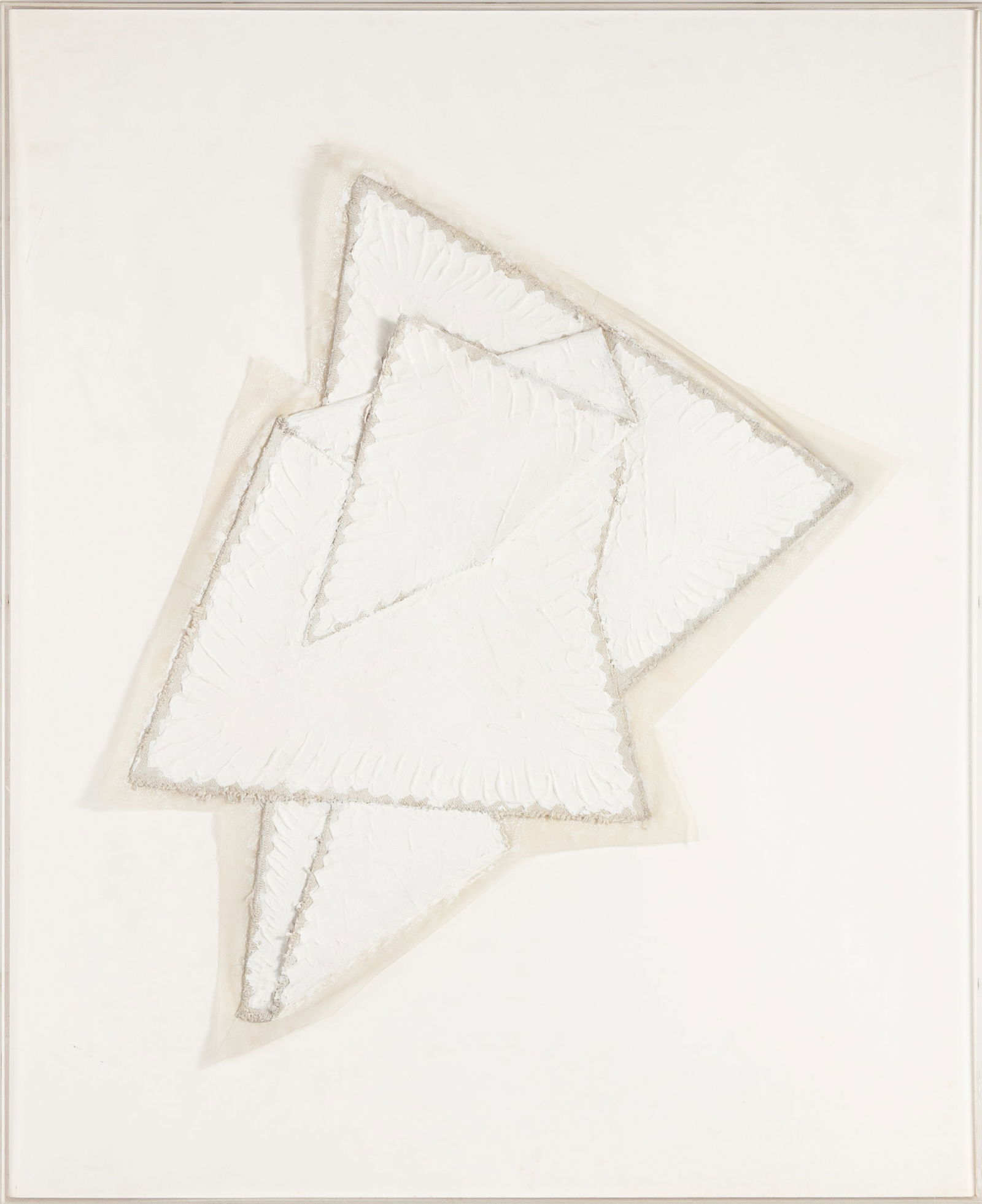 Angelo Savelli (Italian, 1911-1995) "White on White" (1 of 3)