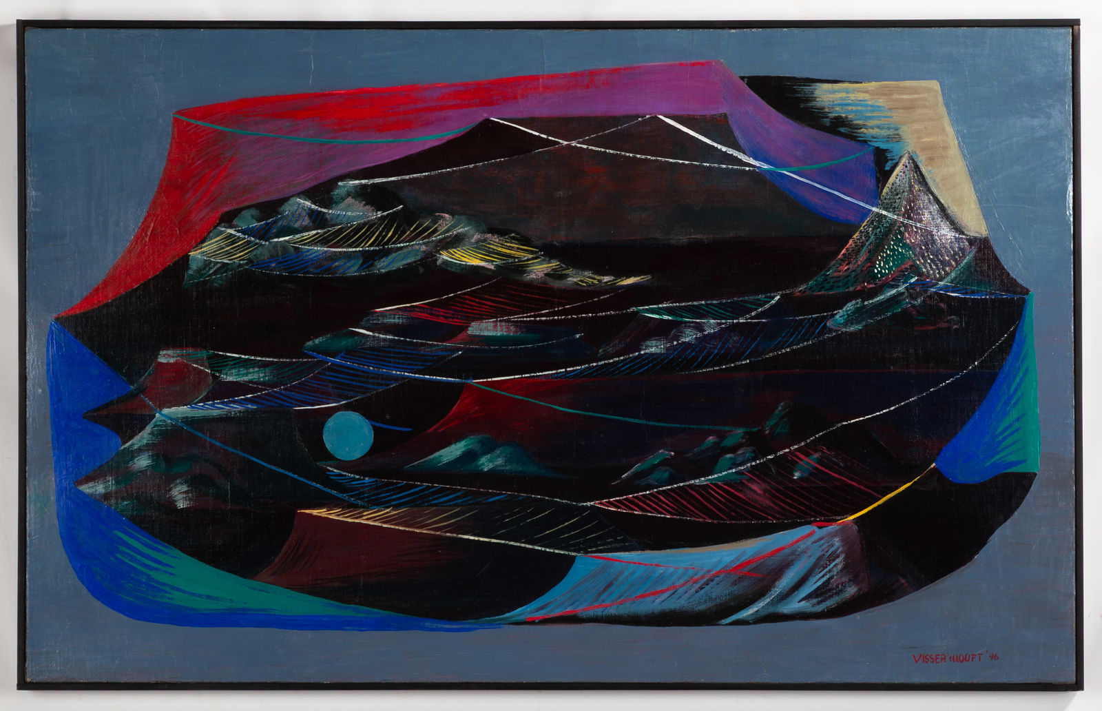 Martha Visser't Hooft (American, 1906-1994) Black Mesa (1 of 2)