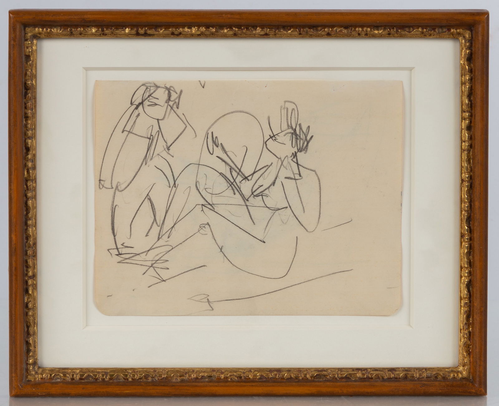 Max Pechstein (German, 1881-1955): Max Pechstein (German, 1881-1955) 6 1/4 x 8 1/8 in. Shipping Note: We provide our own in-house shipping service; separate from LiveAuctioneers. We can also help coordinate delivery for large, heavy, o