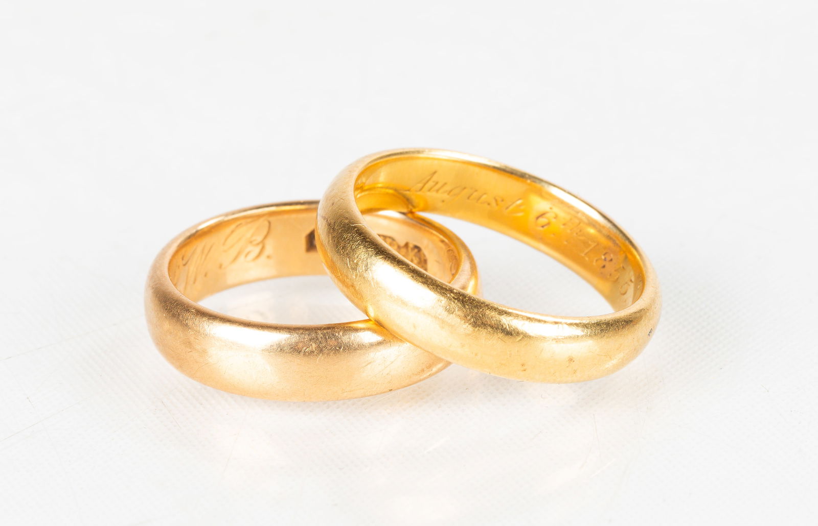 Two 19th Century 18K Gold Rings (1 of 4)
