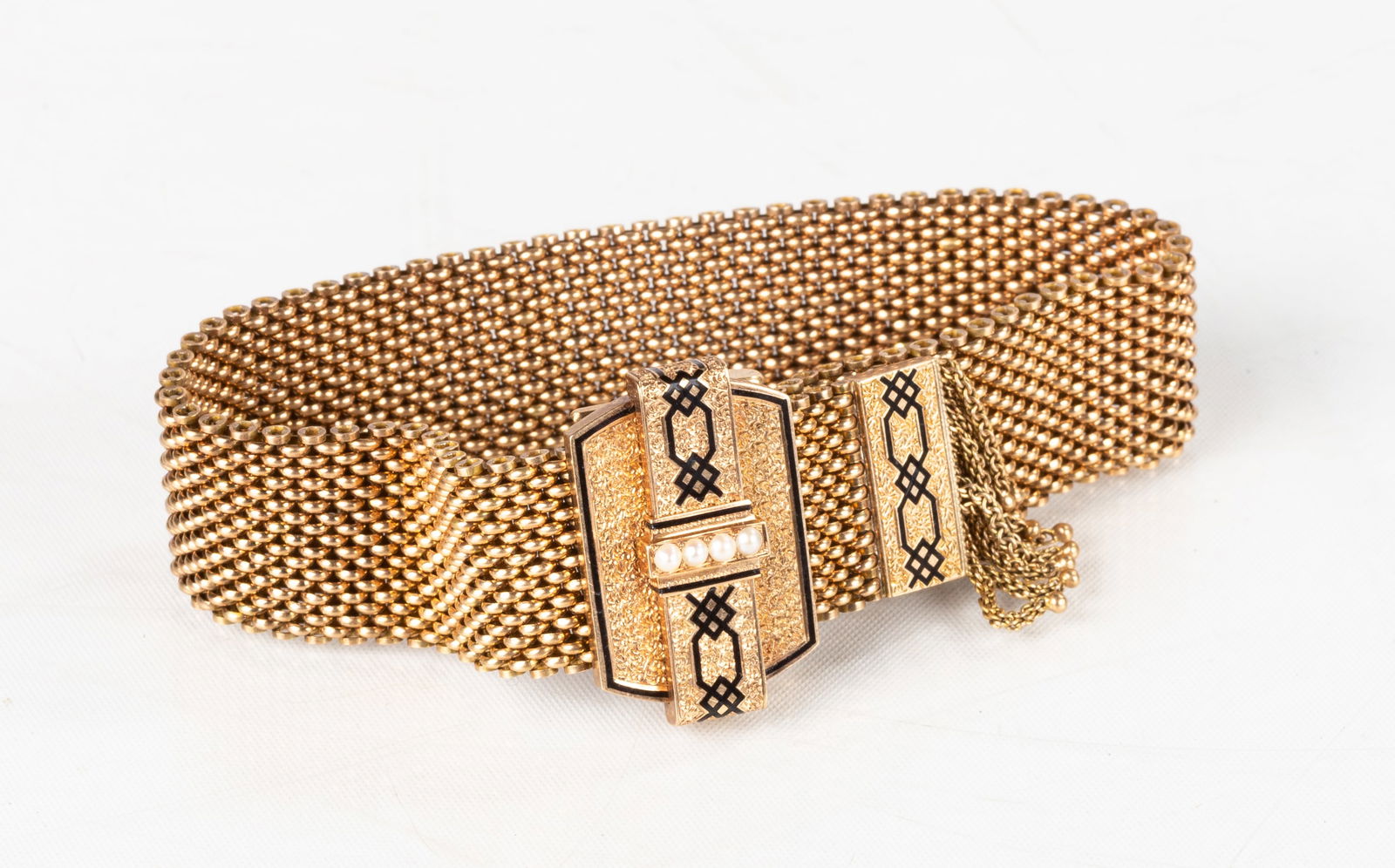 Antique Mesh Slide-and-Tassel Bracelet (1 of 5)