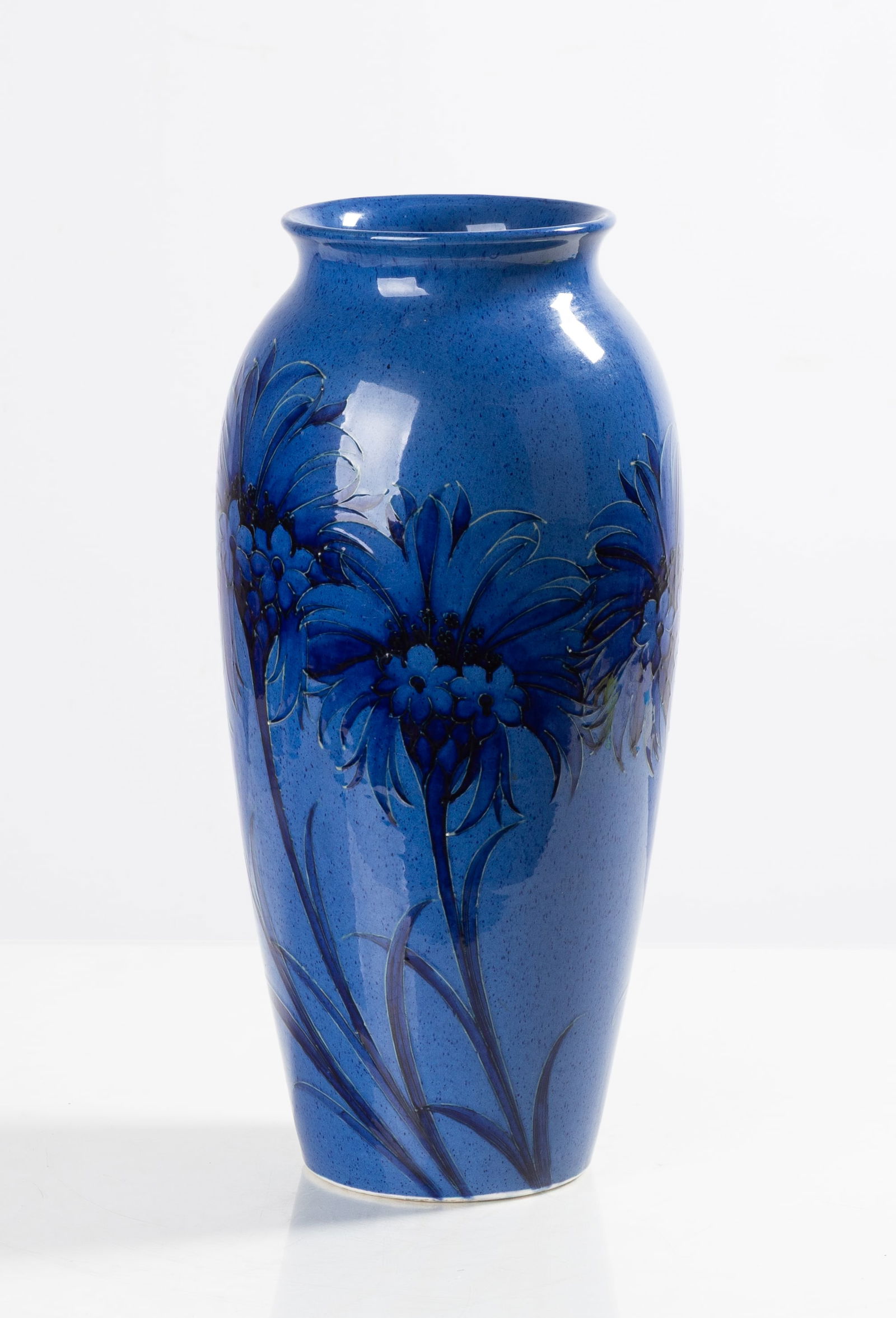 Moorcroft Pottery Cornflower Floor Vase (1 of 3)