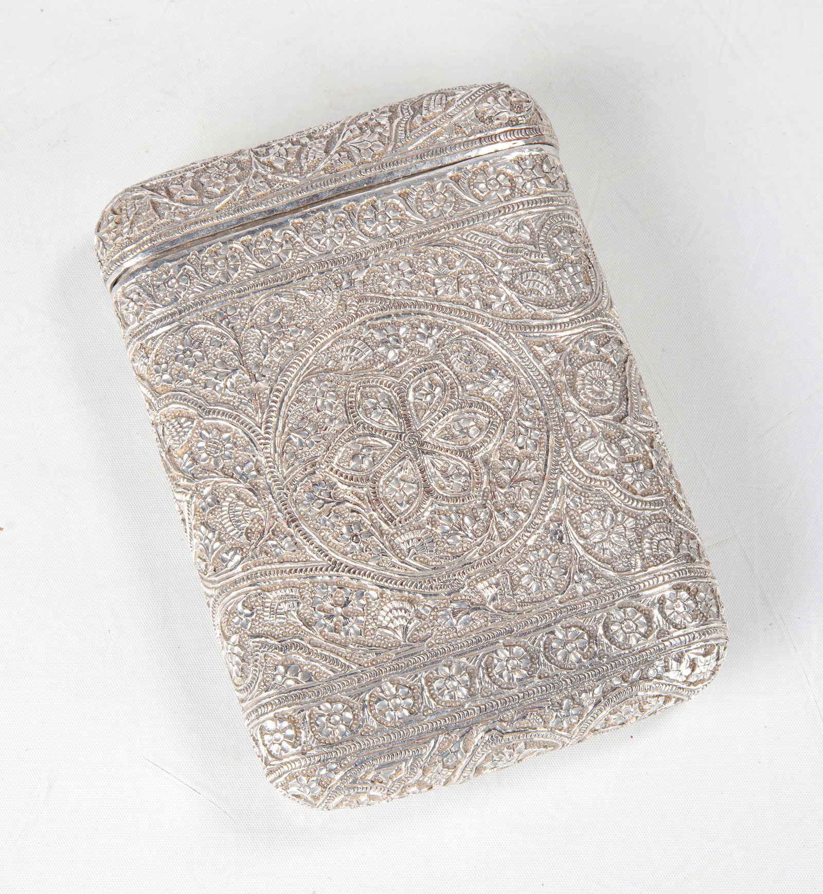 Indo-Persian Silver Covered Box (1 of 2)