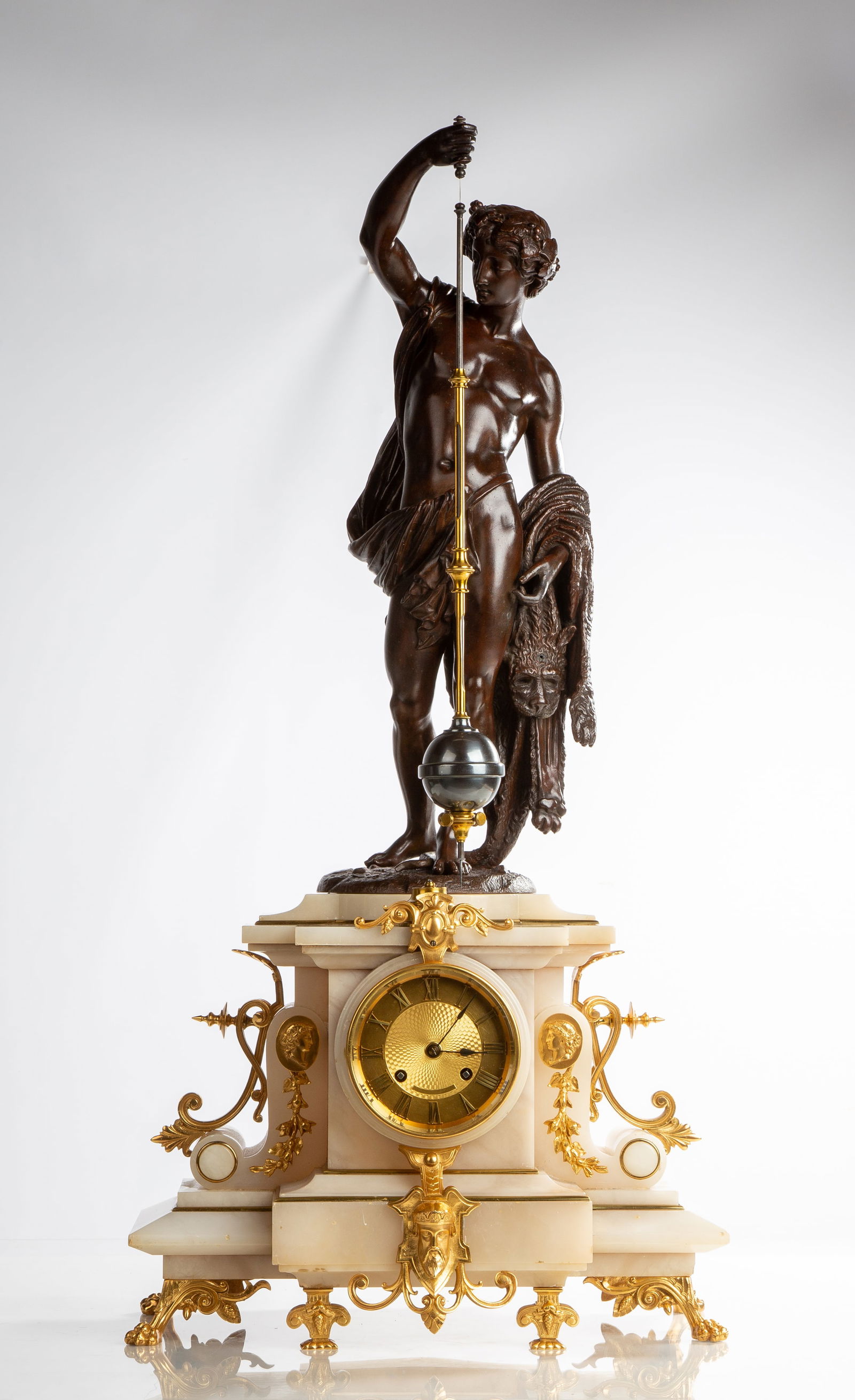 Rare 19th Century French Conical Pendulum Mystery Clock (1 of 4)