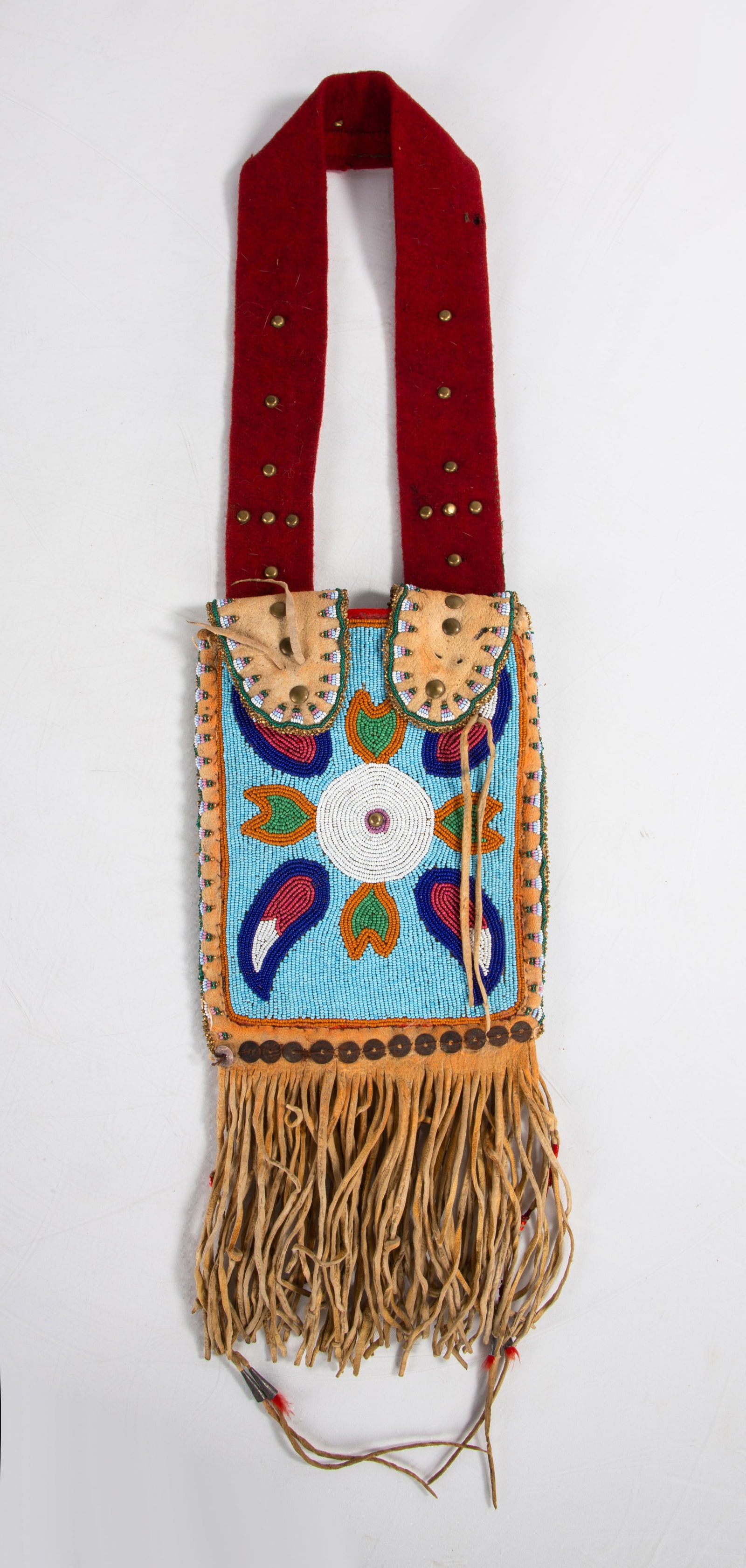 Plateau Mirror Bag: Plateau Mirror Bag Early 20th century. Max L. 24 in. (Including Strap) Shipping Note: We provide our own in-house shipping service; separate from LiveAuctioneers. Please reach out to us directly