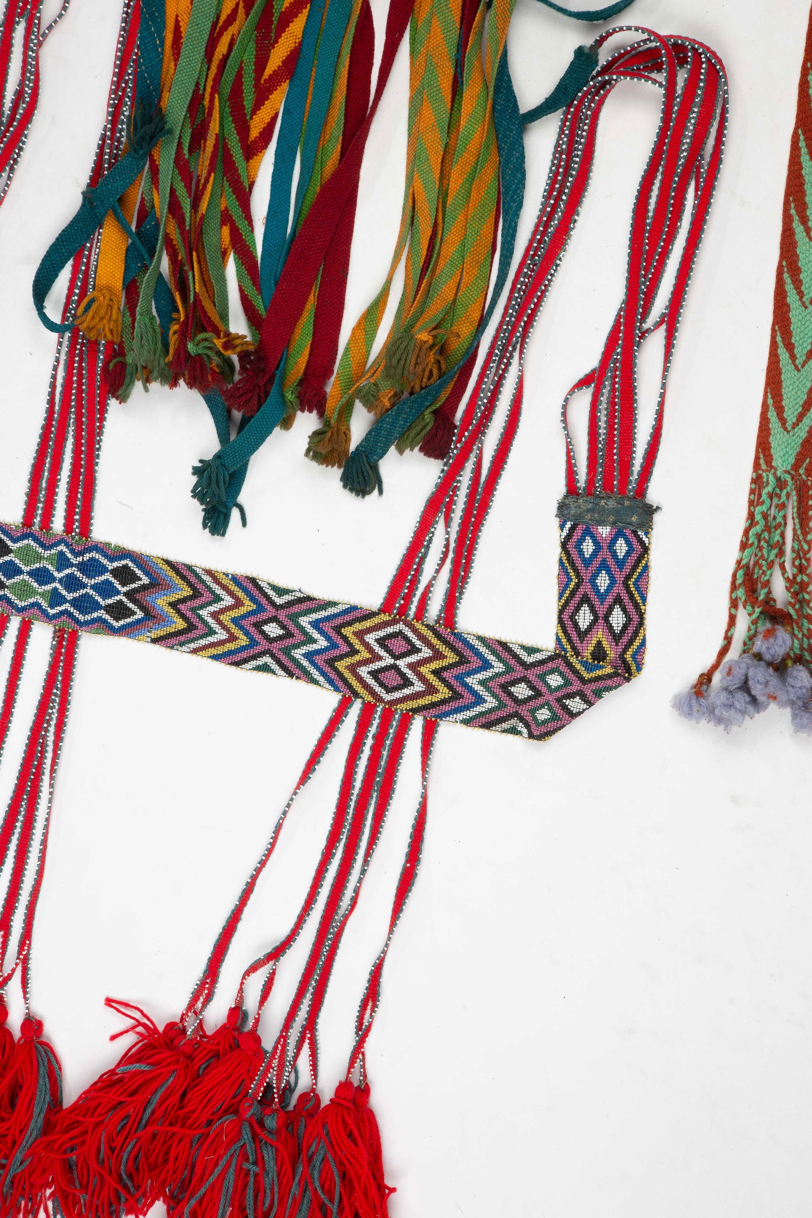 Three Native American South Eastern Sashes - 3