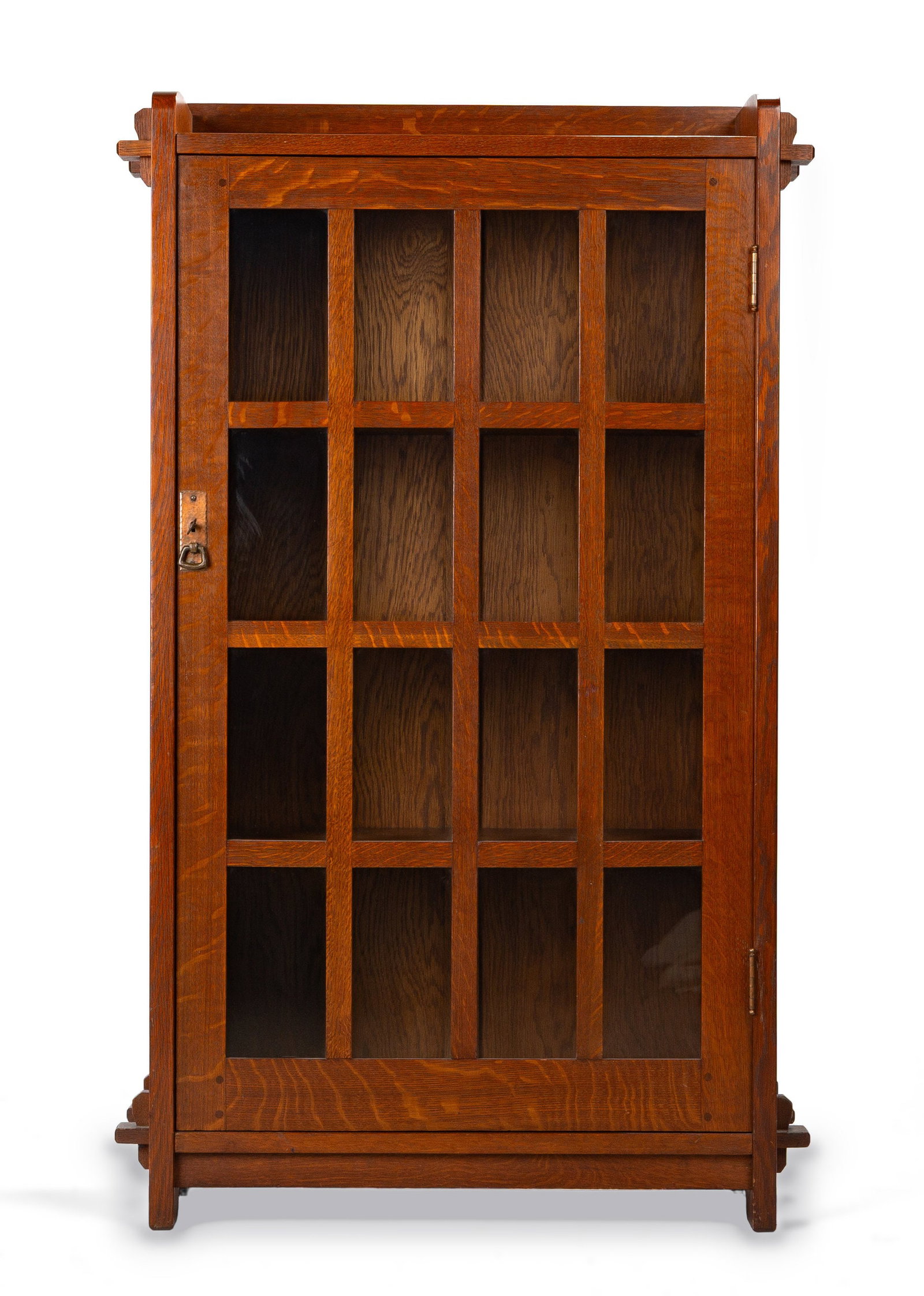 L. & J.G. Stickley, A Single Door Bookcase, Probably Model No. 641 (1 of 5)